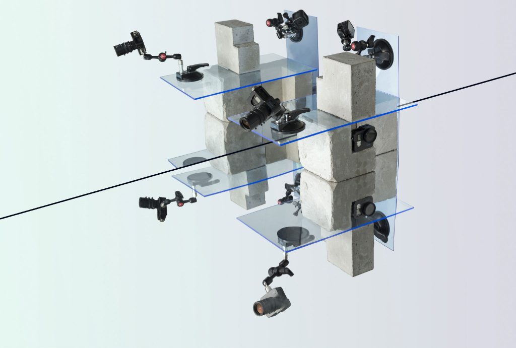 art-direction for NANO featuring mini cameras fixed to plastic sheets using suction mounts