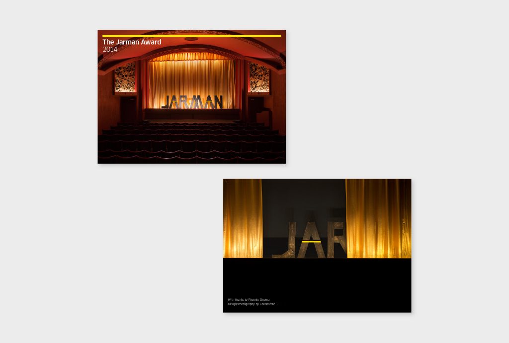 photographs in catalogue design for JARMAN awards